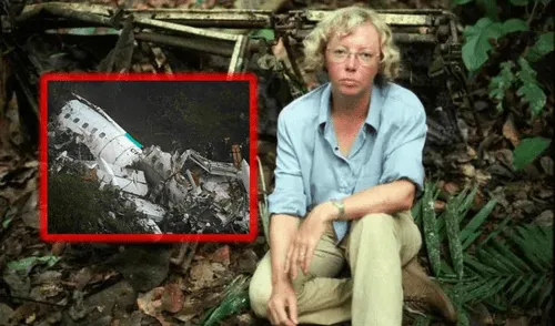Juliane Koepcke fue la única sobreviviente del vuelo 508 de Lansa Perú. Foto: composición LR/Difusión Juliane Koepcke, accidente aéreo, Perú, amazonía, selva del peru