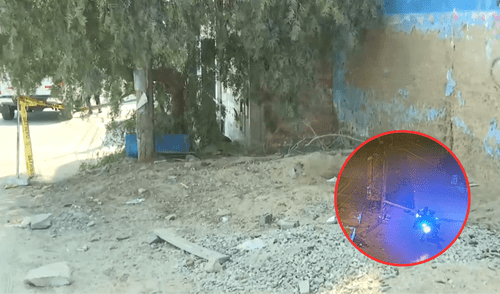 Asesinan a joven en vía pública en SJM. Foto: composición LR / captura América Noticias