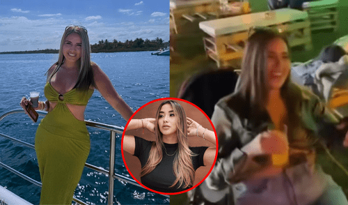 Darinka Ramírez genera polémica en fiesta de Valentino. Foto: Composición LR/captura Tiktok/ Instagram