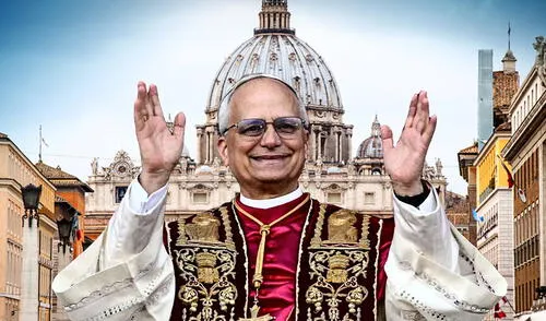 Entronización del papa León XIV. Foto: Composición LR Entronización del papa León XIV. Foto: Composición LR