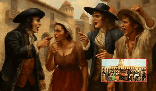 Durante la época virreinal, existían muchas palabras comunes que se utilizaban en la sociedad peruana. Foto: composición LR/ChatGPT/Historia del Perú