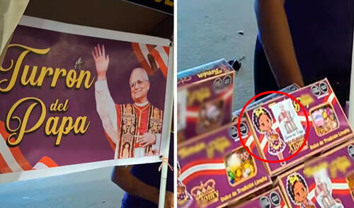 La emprendedora rápidamente colocó stickers en sus turrones para acaparar la atención de su público. Foto: composición LR/ TikTok / @escuelatour La emprendedora rápidamente colocó stickers en sus turrones para acaparar la atención de su público.