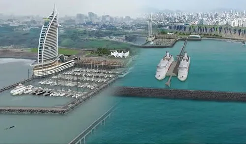 Terminal de Cruceros Bahía Miraflores será un nuevo puerto en Lima. Foto: Composición LR/TBCMiraflores. Terminal de Cruceros Bahía Miraflores será un nuevo puerto en Lima.