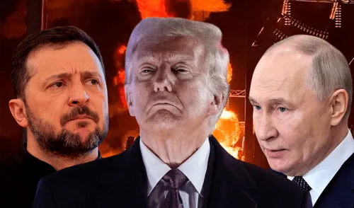 Donald Trump anuncia negociaciones entre Rusia y Ucrania para un alto el fuego tras llamada con Putin. Foto: composición LR Donald Trump anuncia negociaciones entre Rusia y Ucrania para un alto el fuego tras llamada con Putin.