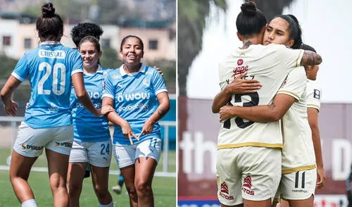 Universitario no ha perdido en lo que va de la temporada y Sporting Cristal registra una derrota. Foto: composición LR/Sporting Cristal Femenino/Fútbol Femenino de Universitario Universitario no ha perdido en lo que va de la temporada y Sporting Cristal registra una derrota