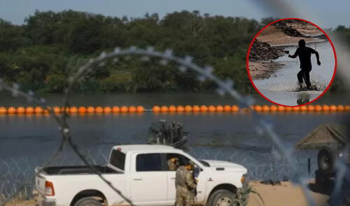 El inmigrante desapareció tras lanzarse desde un vehículo perseguido por policías.