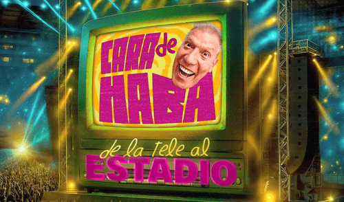 Raúl Romero se presenta con todo el elenco de 'Habacilar' en el Estadio Nacional. Foto: Teleticket Raúl Romero