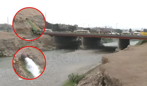 Las tuberías se ubican en la intersección de la avenida Morales Duárez con Faucett. Foto: Composición LR Las tuberías se ubican en la intersección de la avenida Morales Duárez con Faucett. Foto: Composición LR