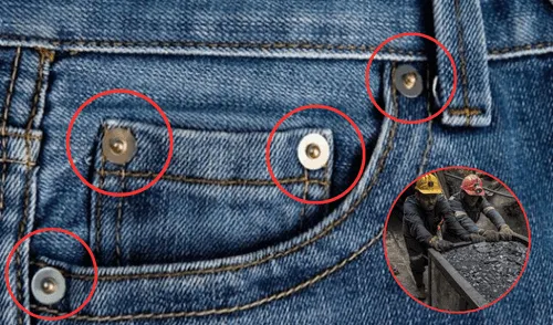 El uso de los botones en los jeans se remonta a la necesidad de durabilidad para los trabajos en minas. Foto: composición LR/ BLOOMBERG/ FreePik