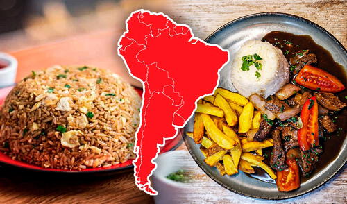 Taste Atlas destaca al lomo saltado y al arroz chaufa dentro de la gastronomía peruana. Foto: Composición LR/Taste Atlas. El país de Sudamérica con 2 platos emblemáticos que destacan en el top 10 de los mejores platos salteados del mundo
