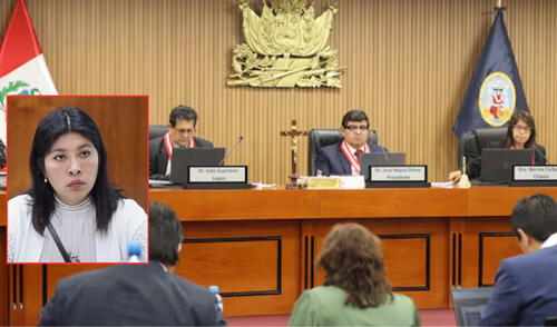 Magistrados del juicio contra Pedro Castillo. Foto: composición LR Betssy Chávez