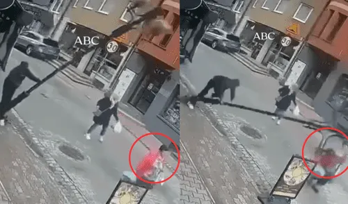 Mujer se salva por milímetros de ser aplastada por una farola y causa asombro en redes: "Es Destino Final 6"