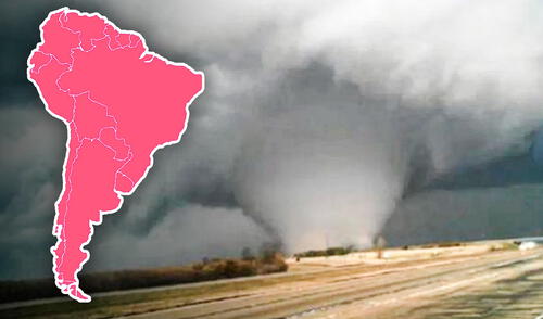 Una de las zonas más peligrosas de Sudamérica en términos meteorológicos es el llamado 'Pasillo de los tornados'. Foto: Composición LR/El Destape. El 'Pasillo de los tornados', de la zona más peligrosas de Sudamérica que pocos conocen y abarca hasta 5 países