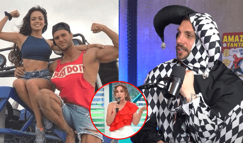 Janet Barboza revela que Mayra Goñi le habría sido infiel a Fabio Agostini con Nicola Porcella. Foto: Composición LR/Difusión/Captura Youtube/Captura América TV Janet Barboza expone posible infidelidad de Mayra Goñi con Nicola Porcella. Foto: Composición LR/Difusión/Captura Youtube/Captura América TV