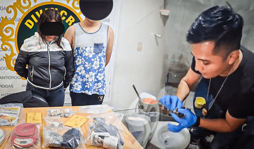 Joven fue intervenida junto con un menor en Trujillo.