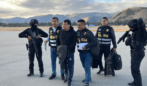 José Bendezú fue capturado el 15 de junio en Huancayo por orden de la Corte Suprema de Justicia Foto: Dircocor PNP. José Bendezú fue capturado el 15 de junio en Huancayo por orden de la Corte Suprema de Justicia Foto: Dircocor PNP.