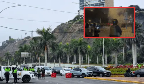 Congestión vehicular en Costa Verde tras desalojo. Foto: Silvana Quiñonez/ La República/ Difusión