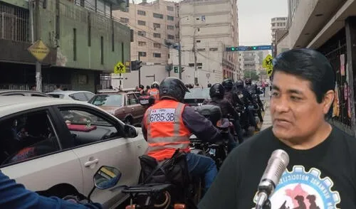 Motociclistas se oponen al uso del chaleco con placa. Foto. Carlos Contreras.