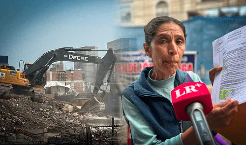 Municipalidad de Lima demuele predio con mercadería dentro. Foto: La República