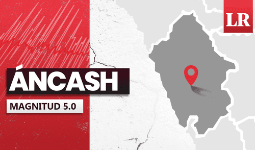 Sismo de magnitud 5.0 sacude Áncash.