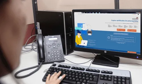 Para solicitar copias certificadas de actas de forma online, los ciudadanos deben ingresar al sitio web de Reniec.