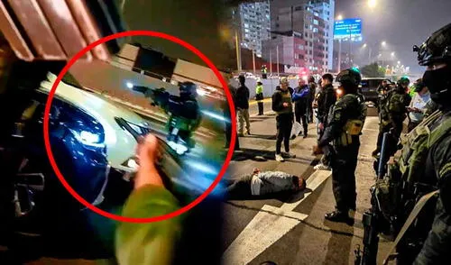 Balacera en Vía Expresa