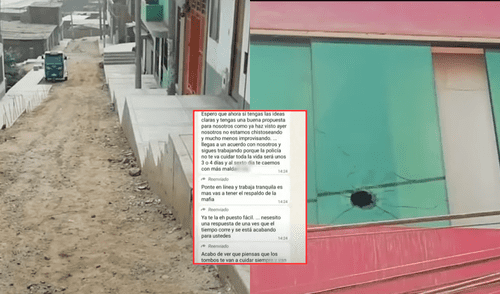 Extorsionadores atacan a vendedor de comida en Ate. Foto: composición LR / captura Latina Noticias