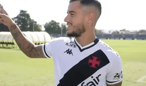 Philippe Coutinho regresó a Vasco Da Gama tras su exitoso paso por Europa. Foto: Globo Esporte El escalofriante momento que vivió Philippe Coutinho en plena entrevista: sucedió una balacera