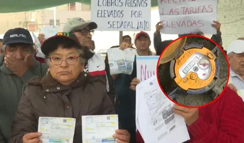 Protestas en Collique por aumento excesivo en recibos de agua. Vecinos de Collique denuncian cobros desproporcionados en sus facturas de agua