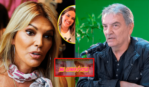 Jessica Newton habló por primera vez sobre las declaraciones de su expareja.