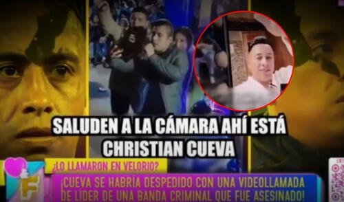 'Amor y fuego' mostró imágenes del supuesto saludo de Cueva en el velorio del líder criminal