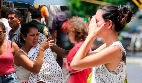 alta temperatura en Lima y regiones