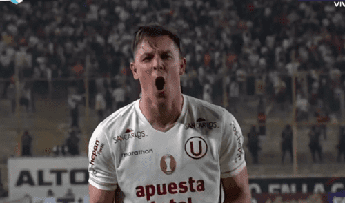 Diego Churín recién había ingresado al campo de juego.