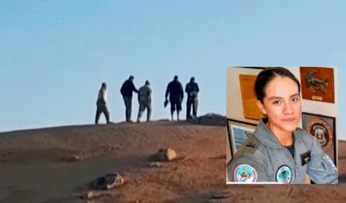 Piloto Ashley Vargas había sido reconocida por la presidenta Dina Boluarte por destacar en la FAP. Foto: composición LR/Canal N Piloto Ashley Vargas había sido reconocida por la presidenta Dina Boluarte por destacar en la FAP.