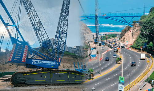 Retiro de grúa ocasionará el cierre de la bajada Armendáriz en Miraflores.
