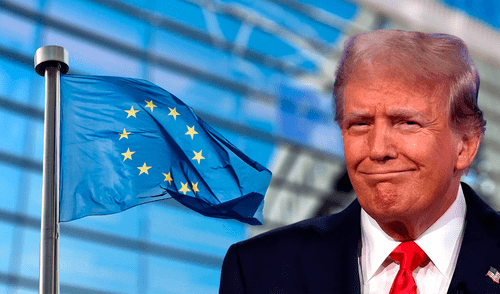 Donald Trump amenaza con aplicar arancel del 50% a productos de la UE por déficit comercial de US$ 250 millones.
