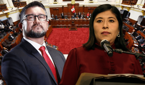 Pleno del Congreso aprobó los informes finales que recomiendan acusa a Chávez y Alvarado. Foto: composición LR Congreso Betssy Chávez Geiner Alvarado Comisión Permanente Pedro Castillo