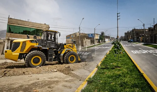 La Municipalidad de Lima ejecuta diversas obras viales en Lima Metropolitana.