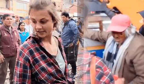 Joven inglesa y adulto mayor vivían en la vía pública. Foto: Composición LR/Municipalidad de Cusco Joven inglesa y adulto mayor vivían en la vía pública. Foto: Composición LR/Municipalidad de Cusco