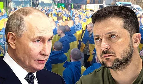 Ucrania y Rusia entregaron 390 soldados y civiles cada una en la frontera con Bielorrusia. Foto: Composición LR. Ucrania y Rusia entregaron 390 soldados y civiles cada una en la frontera con Bielorrusia. Foto: Composición LR.