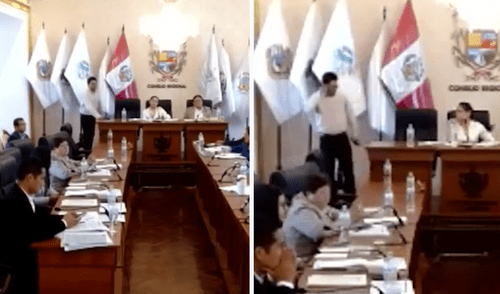 Denuncia robo de billetera en plena sesión extraordinaria. Foto: composición LR/ Sol Trujillo Denuncia robo de billetera en plena sesión extraordinaria. Foto: composición LR/ Sol Trujillo