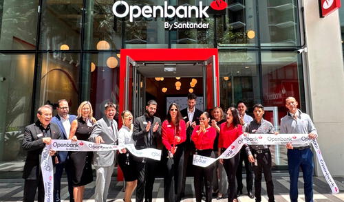 Openbank, el banco digital de Grupo Santander, abre su primera sede física en Miami.