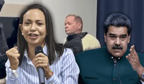 La líder opositora calificó a las elecciones como simulacros sin legalidad, denunciando que el régimen impide la participación de la verdadera oposición electoral. Foto: composición LR/EFE La líder opositora calificó a las elecciones como simulacros sin legalidad, denunciando que el régimen impide la participación de la verdadera oposición electoral.