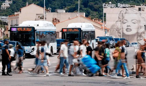Cannes, Francia, Apagón en Francia.