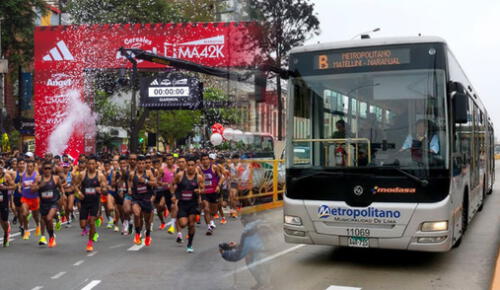 Autoridad de Transporte Urbano anuncia horarios especiales para la Maratón Lima 42K
