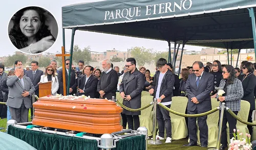 Restos de la exministra de la Mujer fueron enterrados en el cementerio Parque Eterno. Foto: Composición LR/ Yolanda Goicochea, La República Restos de la exministra de la Mujer fueron enterrados en el cementerio Parque Eterno. Foto: Composición LR/ Yolanda Goicochea, La República
