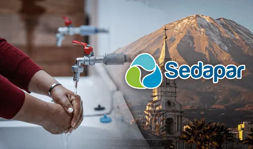 Corte de agua en Arequipa son programados y anunciados por Sedapar.