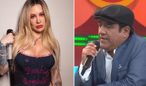 Autor de 'Hay niveles' acusa a Leslie Shaw.  Foto: Composición LR/Instagram/captura América TV