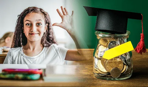 La beca Universal 2025, que puede llegar a valer 150 balboas, se pagará por cheques y ACH. Foto: composición LR/Freepik