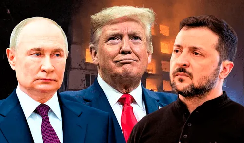 "Esta es la guerra de Zelensky, Biden y Putin, no la de 'Trump'", sentenció el presidente de Estados Unidos. Foto: Composición LR. "Esta es la guerra de Zelensky, Biden y Putin, no la de 'Trump'", sentenció el presidente de Estados Unidos. Foto: Composición LR.